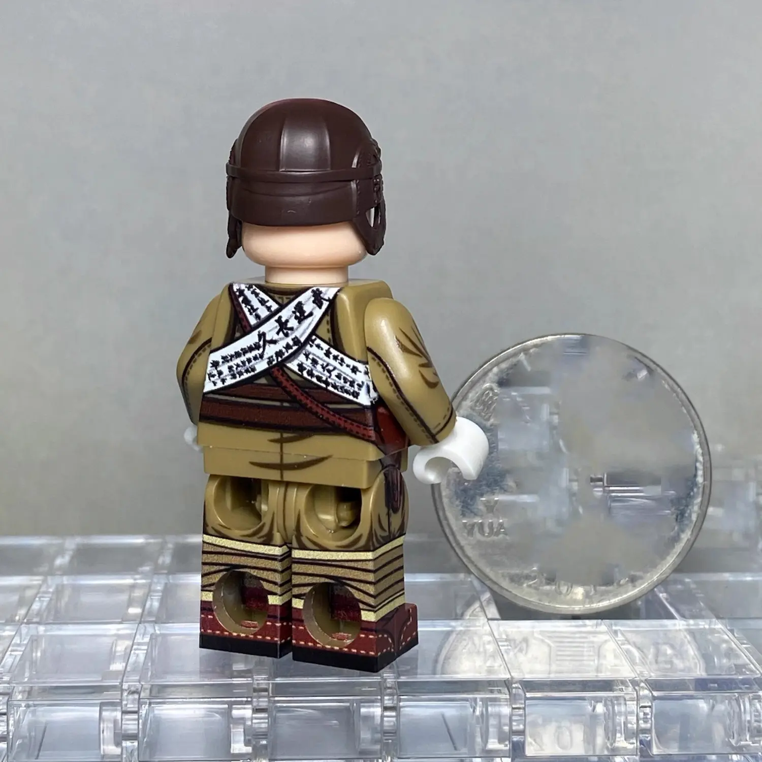 the back of Minifigure – Japanese Tank Crewman from World War II 3 (LEGO Alternative) Minifigure – Japanese Tank Crewman from World War II 3 (LEGO Alternative)