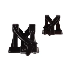 Custom Piece Miniature – Minimalist load-bearing tactical harness or web gear molded in a black color – 3D Print for LEGO minifigure