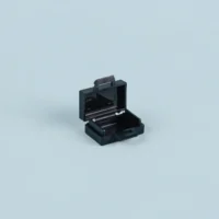 Custom Piece Miniature – army military briefcase or satchel molded in a black color printed in white with the Wehrmachtsadler – 3D Print for LEGO minifigure is opened.webp