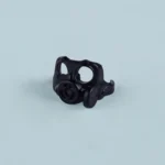 bug eye style gas mask molded in a black color World War II - Custom 3D Printed Miniature Accessory Parts Pieces for Brick Block Figures