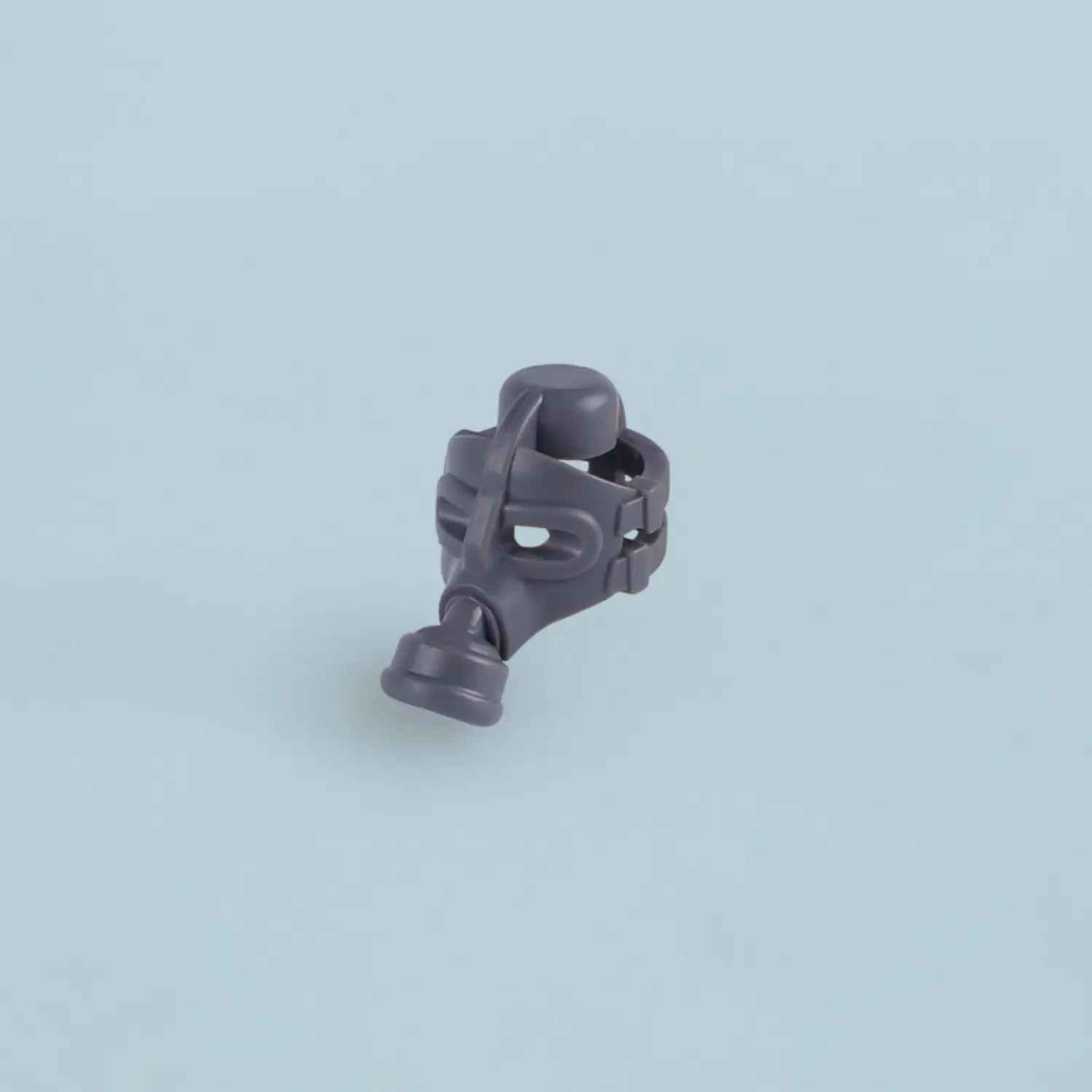 Custom Piece Miniature – gas mask molded in a dark grey color World War II – 3D Print for LEGO minifigure Custom Piece Miniature – gas mask molded in a dark grey color World War II – 3D Print for LEGO minifigure