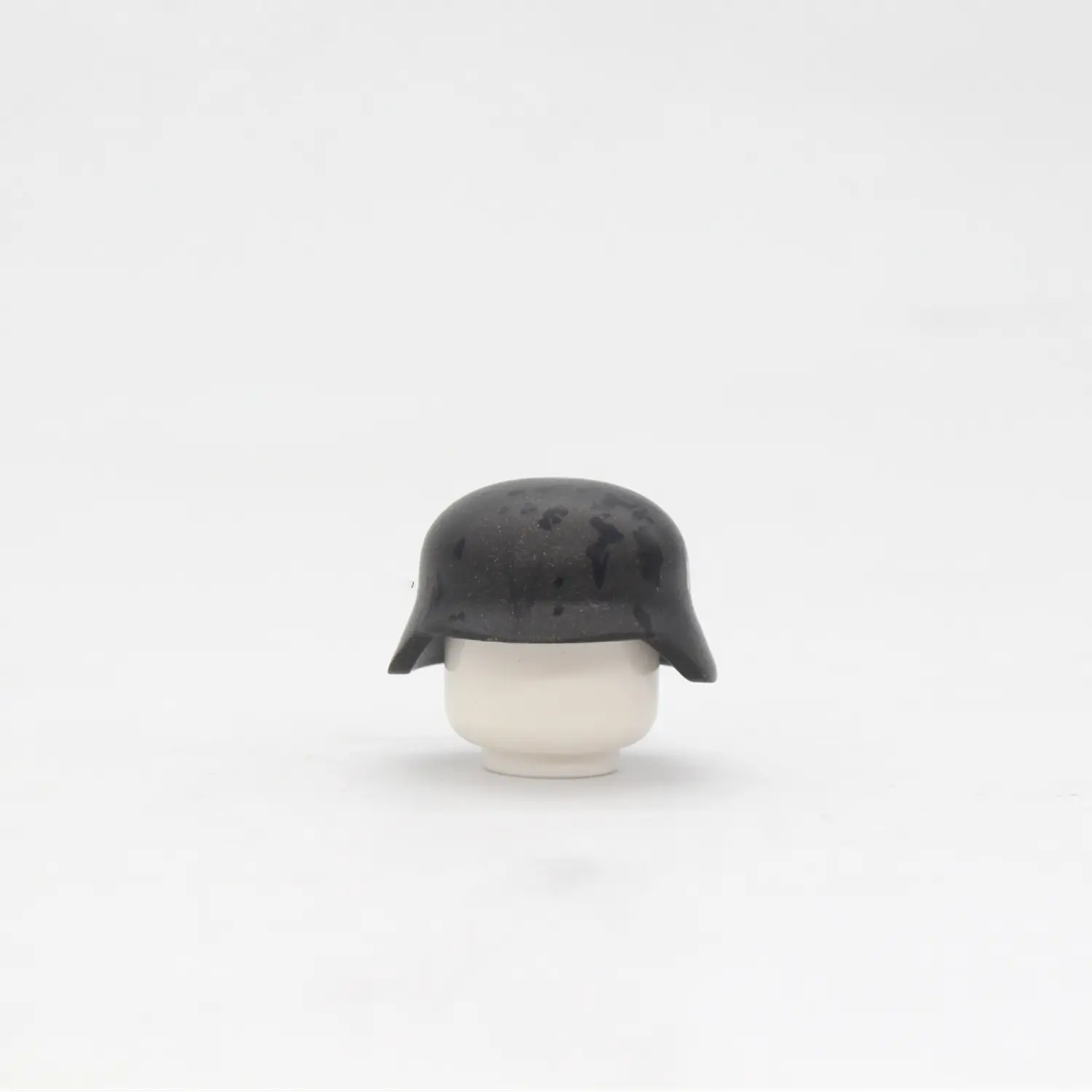 Custom Piece Miniature – military Helmet German Stahlhelm (steel helmet) from the World War II used for the helmets of Panzer (armored) crews – 3D Print for LEGO minifigure