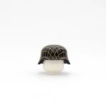 military Helmet German Stahlhelm (steel helmet) has a wire mesh pattern printed from the World War II - Custom 3D Printed Miniature Accessory Parts Pieces for Brick Block Figures