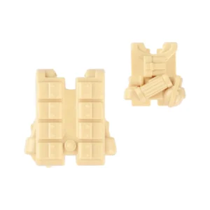 Custom Piece Miniature – modern military load-bearing tactical vest or load-bearing vest molded in a tan or desert sand color – 3D Print for LEGO minifigure