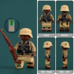 Arab Volunteer who served with the German Army during World War II - Custom Printed Brick Block Figure