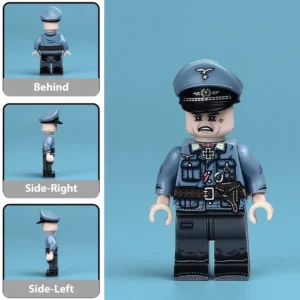 Minifigure - German Air Force (Luftwaffe) Officer from the World War II (LEGO Compatible) Minifigure - German Air Force (Luftwaffe) Officer from the World War II (LEGO Compatible)