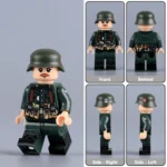 German Grenadier from World War II - Custom Printed Brick Block Figure