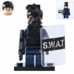 S.W.A.T. (Special Weapons and Tactics) officer - Custom Printed Brick Block Figure