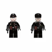 Minifigure - Two German Panzer (Armored) officers from World War II (LEGO Compatible) Minifigure - Two German Panzer (Armored) officers from World War II (LEGO Compatible)