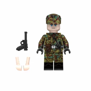 Minifigure - erman soldier from a Panzer (Armored) unit TELO during World War II (LEGO Compatible) Minifigure - erman soldier from a Panzer (Armored) unit TELO during World War II (LEGO Compatible)