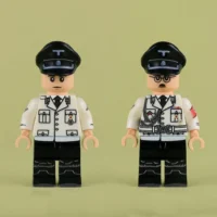 Minifigure - two of the highest-ranking leaders of Nazi Germany (LEGO Compatible) two of the highest-ranking leaders of Nazi Germany - Custom Printed Brick Block Figure