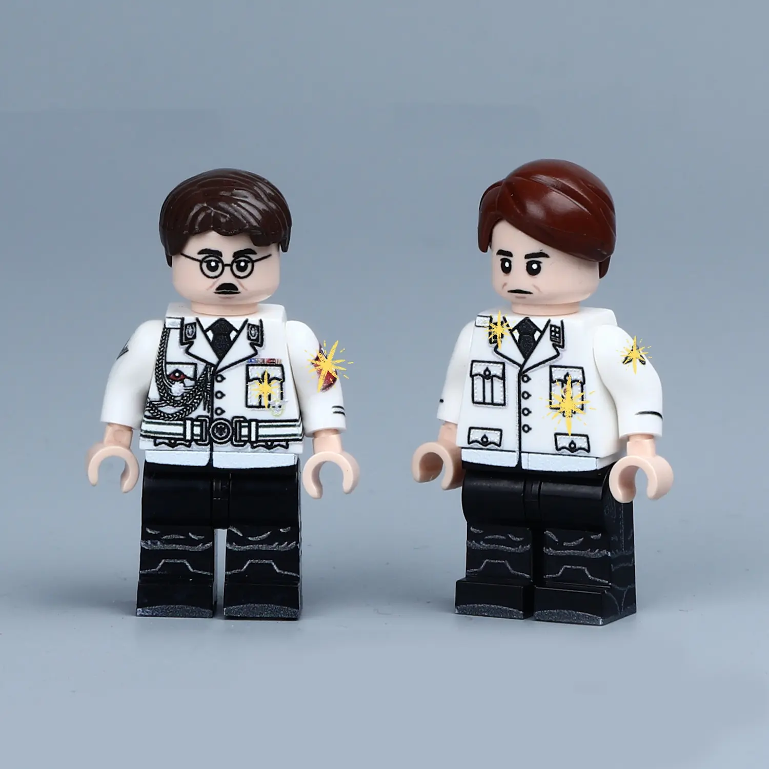 Minifigure - two of the highest-ranking leaders of Nazi Germany (LEGO Compatible) Minifigure - two of the highest-ranking leaders of Nazi Germany (LEGO Compatible)