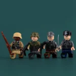 various Foreign Volunteers who served with the German military during World War II - Custom Printed Brick Block Figure