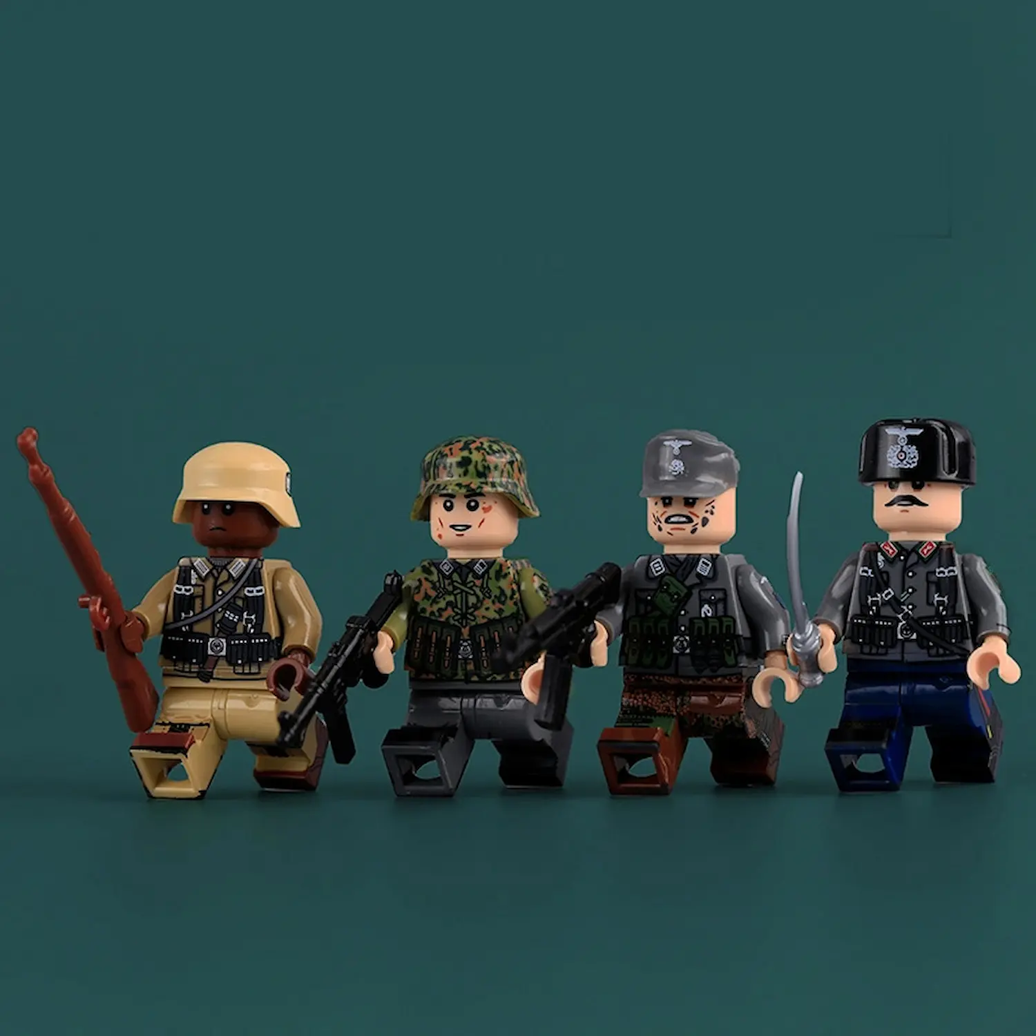 Minifigure - various Foreign Volunteers who served with the German military during World War II (LEGO Compatible) Minifigure - various Foreign Volunteers who served with the German military during World War II (LEGO Compatible)