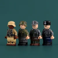 the front of Minifigure - various Foreign Volunteers who served with the German military during World War II (LEGO Compatible) the front of Minifigure - various Foreign Volunteers who served with the German military during World War II (LEGO Compatible)