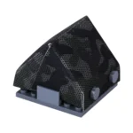 A-frame pup tent printed with a modern urban or night camouflage pattern - Custom 3D Printed Miniature Accessory Parts Pieces for Brick Block Figures