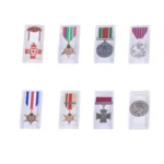 British and Commonwealth military medals from the World War II - Custom 3D Printed Miniature Accessory Parts Pieces for Brick Block Figures