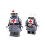 German Army Medic’s (Sanitäter) Greatcoat and Tabard - Custom 3D Printed Miniature Accessory Parts Pieces for Brick Block Figures