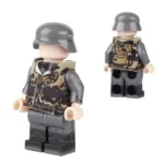 German Waffen-SS Camouflage Smock (Tarnjacke) - Custom 3D Printed Miniature Accessory Parts Pieces for Brick Block Figures
