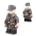 German Waffen-SS M38 Camouflage Smock (Tarnjacke) - Custom 3D Printed Miniature Accessory Parts Pieces for Brick Block Figures