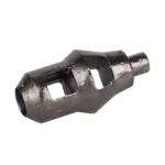 German double-baffle muzzle brake from a World War II era tank cannon - Custom 3D Printed Miniature Accessory Parts Pieces for Brick Block Figures