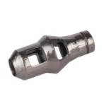 German single-baffle muzzle brake from a World War II era tank cannon - Custom 3D Printed Miniature Accessory Parts Pieces for Brick Block Figures
