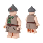 Soviet NKVD Border Troops “Shinel” Greatcoat - Custom 3D Printed Miniature Accessory Parts Pieces for Brick Block Figures