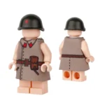 Soviet Red Army Infantry “Shinel” Greatcoat - Custom 3D Printed Miniature Accessory Parts Pieces for Brick Block Figures