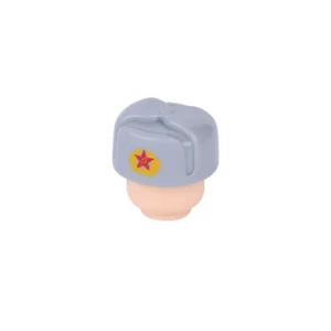 Custom Piece Miniature – Soviet Ushanka Red Army military cap World War II light grey 2 – 3D Print for LEGO minifigure Custom Piece Miniature – Soviet Ushanka Red Army military cap World War II light grey 2 – 3D Print for LEGO minifigure