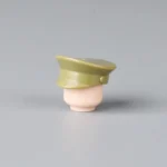 United States Army olive drab service cap from the World War II - Custom 3D Printed Miniature Accessory Parts Pieces for Brick Block Figures