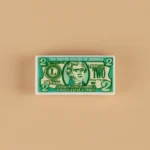 United States two-dollar bill custom-printed tile - Custom 3D Printed Miniature Accessory Parts Pieces for Brick Block Figures
