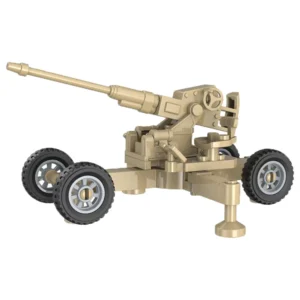 Custom Piece Miniature – World War II German 88 mm field gun FlaK 36 or FlaK 37 model tan or desert sand – 3D Print for LEGO minifigure Custom Piece Miniature – World War II German 88 mm field gun FlaK 36 or FlaK 37 model tan or desert sand – 3D Print for LEGO minifigure