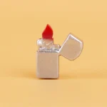 Zippo windproof lighter silver - Custom 3D Printed Miniature Accessory Parts Pieces for Brick Block Figures