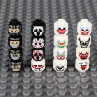 Custom Piece Miniature – heads for Halloween – 3D Print for LEGO minifigure on the LEGO base Custom Piece Miniature – heads for Halloween – 3D Print for LEGO minifigure on the LEGO base