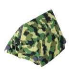 large A-frame tent printed with a M81 Woodland camouflage pattern - Custom 3D Printed Miniature Accessory Parts Pieces for Brick Block Figures