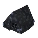 large A-frame tent printed with a modern urban or night camouflage pattern - Custom 3D Printed Miniature Accessory Parts Pieces for Brick Block Figures
