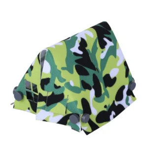 Custom Piece Miniature – large A-frame tent printed with a stylized, bright green camouflage pattern – 3D Print for LEGO minifigure Custom Piece Miniature – large A-frame tent printed with a stylized, bright green camouflage pattern – 3D Print for LEGO minifigure