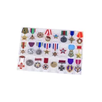 Custom Piece Miniature – military medals from World War II United States, Great Britain and the Commonwealth, and the Soviet Union – 3D Print for LEGO minifigure 2 Custom Piece Miniature – military medals from World War II United States, Great Britain and the Commonwealth, and the Soviet Union – 3D Print for LEGO minifigure