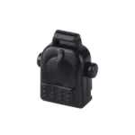 military or tactical radio backpack molded in a black color - Custom 3D Printed Miniature Accessory Parts Pieces for Brick Block Figures