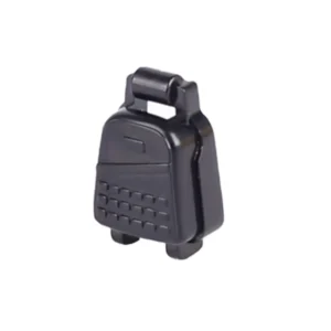 Custom Piece Miniature – military tactical radio backpack molded in a black color – 3D Print for LEGO minifigure