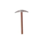 pickaxe - Custom 3D Printed Miniature Accessory Parts Pieces for Brick Block Figures