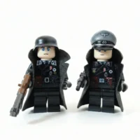 Minifigure - A pair of high-ranking German SS Panzer commanders from World War II (LEGO Compatible) Minifigure - A pair of high-ranking German SS Panzer commanders from World War II (LEGO Compatible)