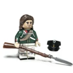 French Infantry Recruit from the Napoleonic Wars - Custom Printed Brick Block Figure