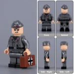 German Army (Heer) Medic (Sanitäter) with the rank of Obergefreiter from the World War II - Custom Printed Brick Block Figure