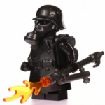 German Flamethrower Trooper from World War II - Custom Printed Brick Block Figure