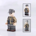 German Gebirgsjäger (Mountain Trooper) from an elite mountain infantry division during World War II - Custom Printed Brick Block Figure