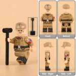 German Organisation Todt Meister or Engineer from the World War II - Custom Printed Brick Block Figure