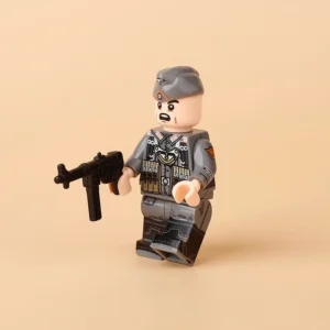 Minifigure - German Wehrmacht soldier from the mid-to-late period of World War II (LEGO Compatible) Minifigure - German Wehrmacht soldier from the mid-to-late period of World War II (LEGO Compatible)