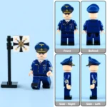Karl Dönitz, the Großadmiral (Grand Admiral) and Commander-in-Chief of the German Navy (Kriegsmarine) during World War II - Custom Printed Brick Block Figure