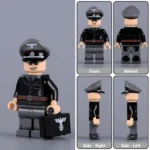 a Major of the German Wehrmacht (Armed Forces) during the World War II - Custom Printed Brick Block Figure